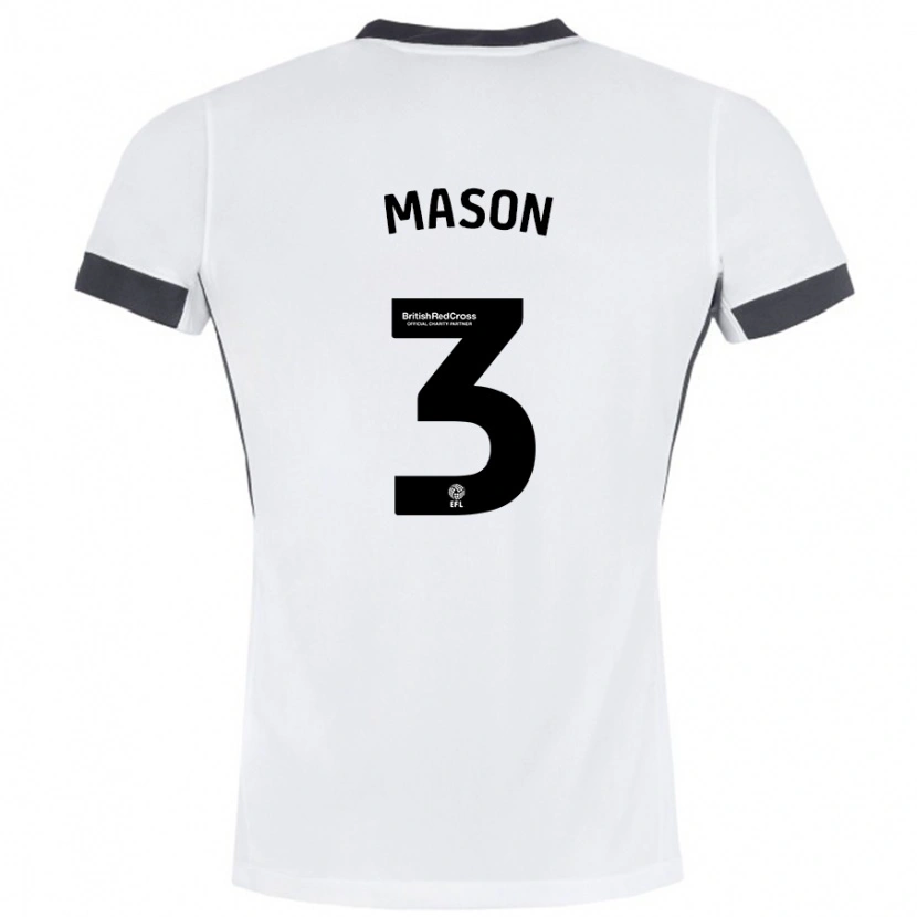Danxen Dames Ellie Mason #3 Wit Zwart Uitshirt Uittenue 2024/25 T-Shirt