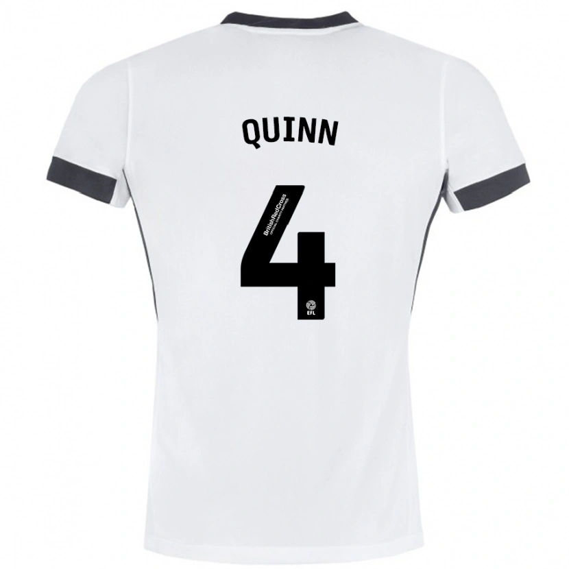 Danxen Dames Louise Quinn #4 Wit Zwart Uitshirt Uittenue 2024/25 T-Shirt