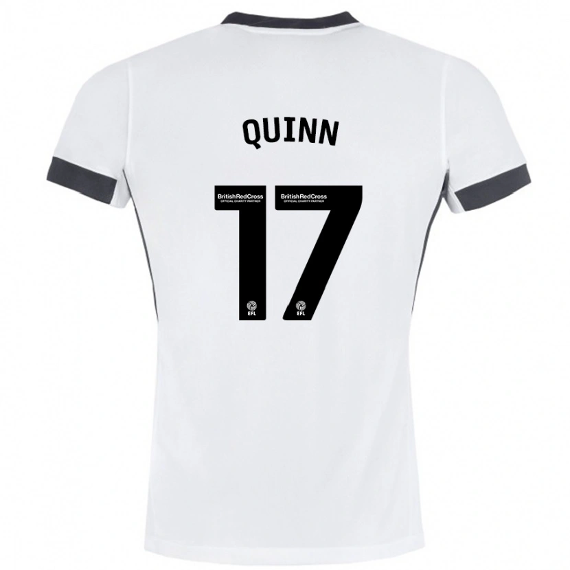 Danxen Dames Lucy Quinn #17 Wit Zwart Uitshirt Uittenue 2024/25 T-Shirt