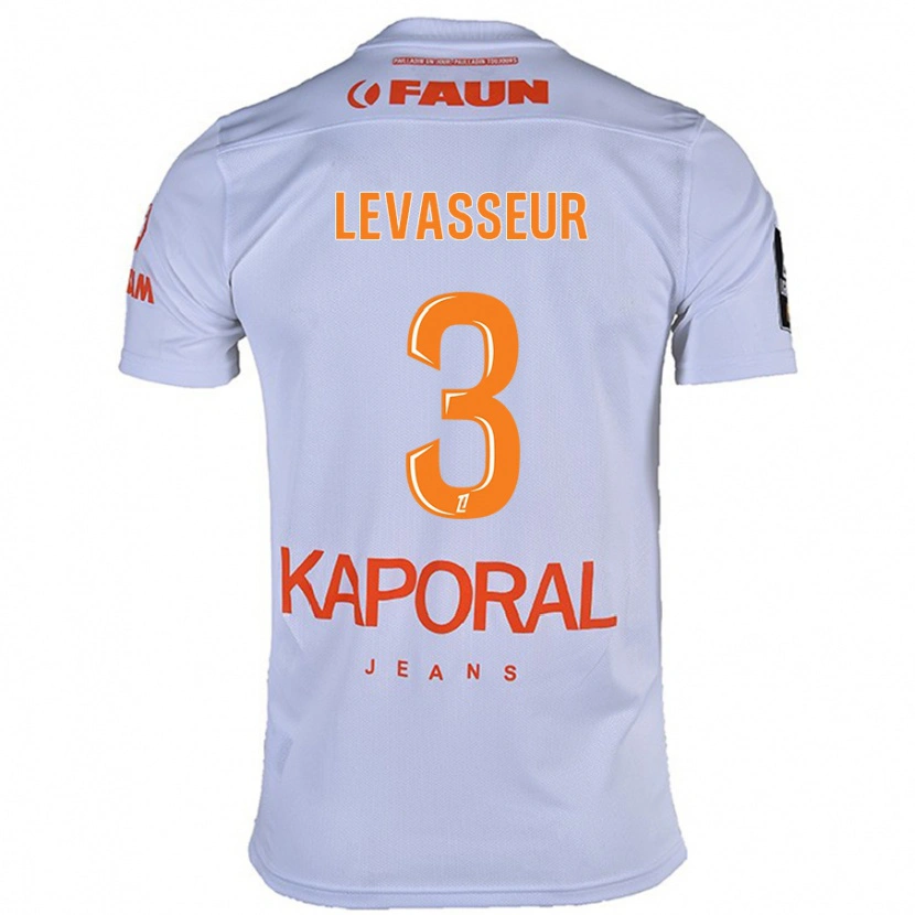 Danxen Dames Marie Levasseur #3 Wit Uitshirt Uittenue 2024/25 T-Shirt