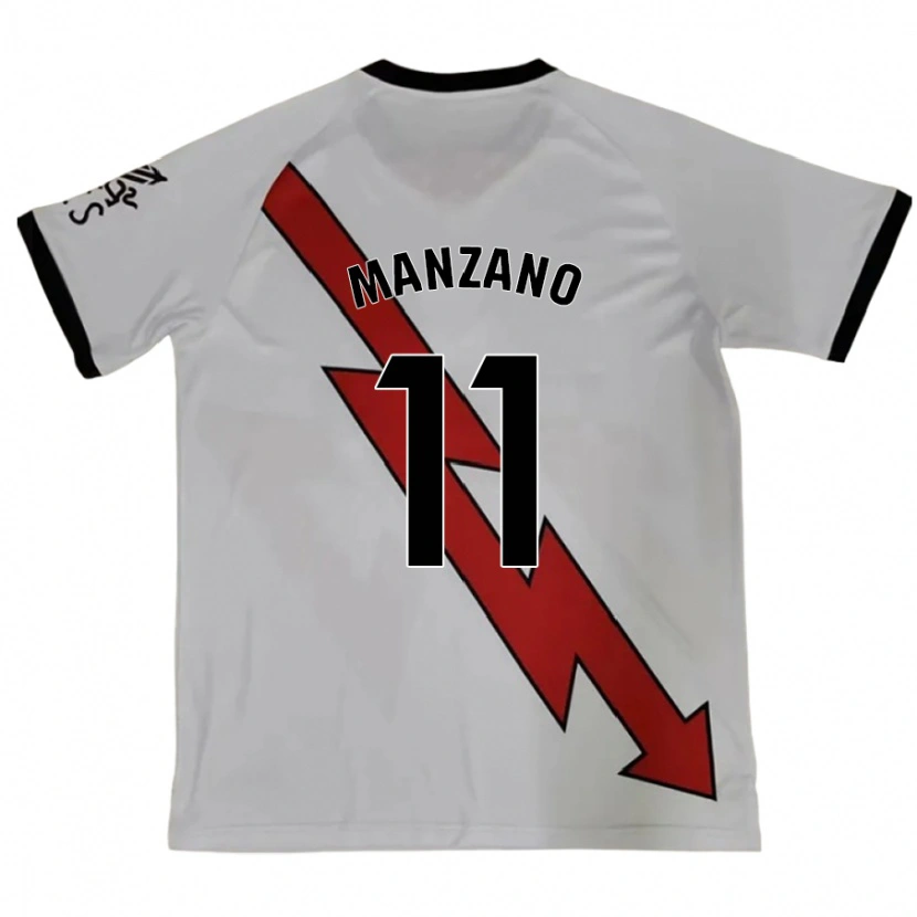 Danxen Dames Sergio Manzano #11 Rood Uitshirt Uittenue 2024/25 T-Shirt
