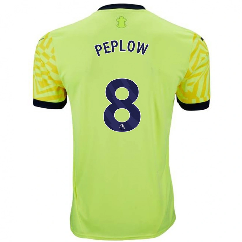 Danxen Dames Chloe Peplow #8 Geel Uitshirt Uittenue 2024/25 T-Shirt