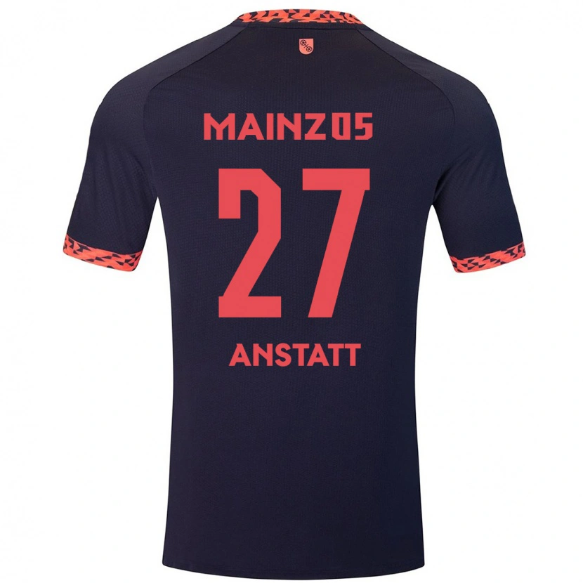Danxen Dames Nadine Anstatt #27 Blauw Koraalrood Uitshirt Uittenue 2024/25 T-Shirt