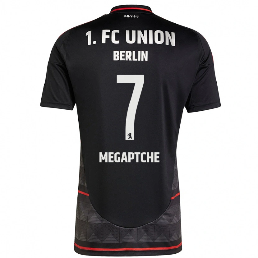 Danxen Dames Yann Megaptche #7 Zwart Uitshirt Uittenue 2024/25 T-Shirt