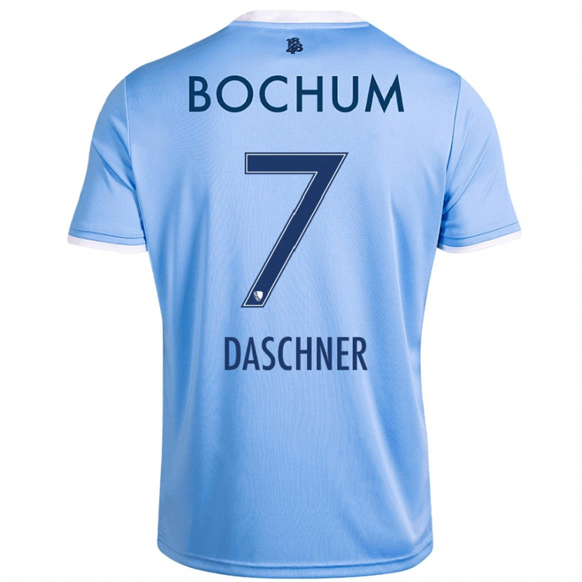 Danxen Dames Lukas Daschner #7 Hemelsblauw Uitshirt Uittenue 2024/25 T-Shirt