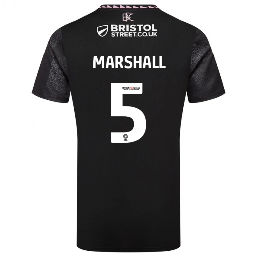 Danxen Dames Georgia Marshall #5 Zwart Uitshirt Uittenue 2024/25 T-Shirt