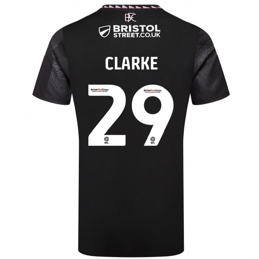 Danxen Dames Abby Clarke #29 Zwart Uitshirt Uittenue 2024/25 T-Shirt