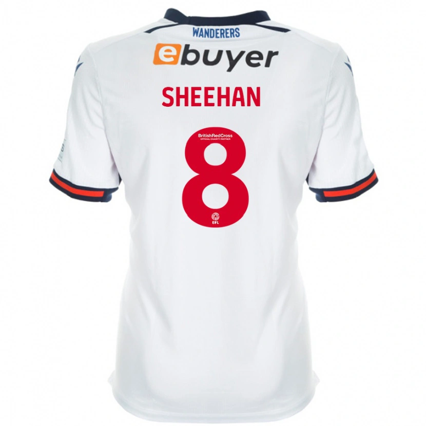 Danxen Kinderen Josh Sheehan #8 Wit Thuisshirt Thuistenue 2024/25 T-Shirt