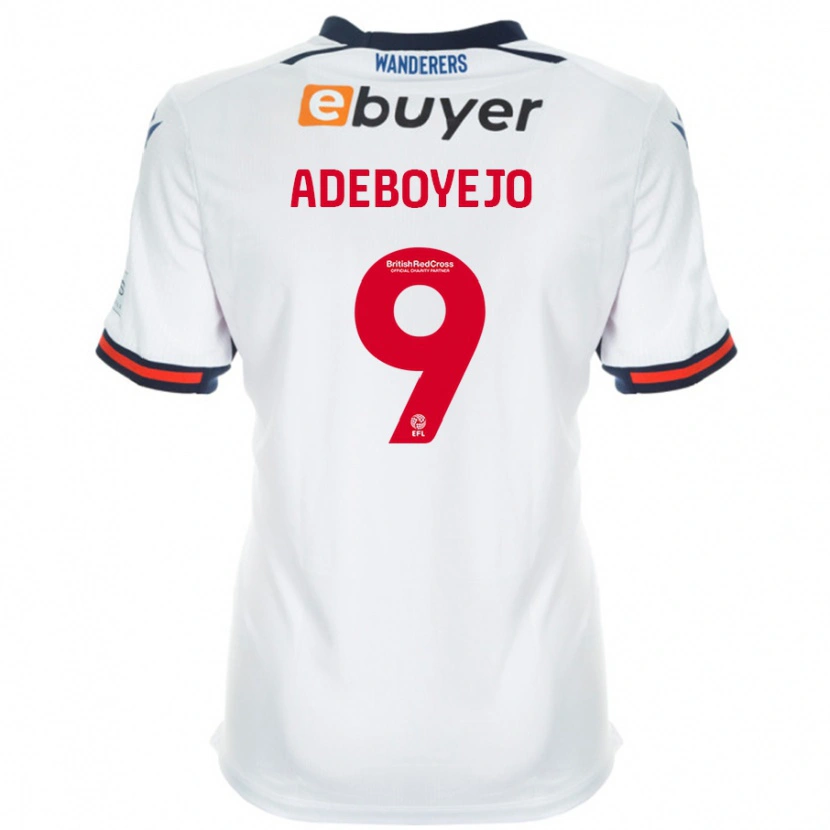 Danxen Kinderen Victor Adeboyejo #9 Wit Thuisshirt Thuistenue 2024/25 T-Shirt