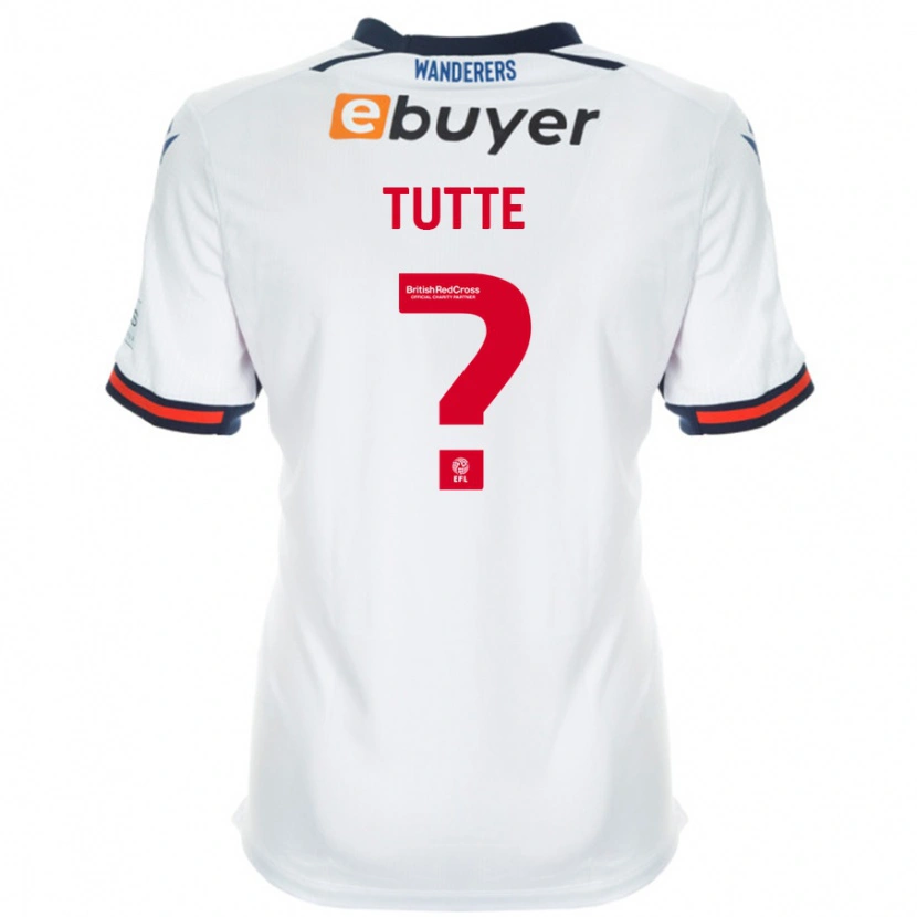 Danxen Kinderen Andrew Tutte #0 Wit Thuisshirt Thuistenue 2024/25 T-Shirt