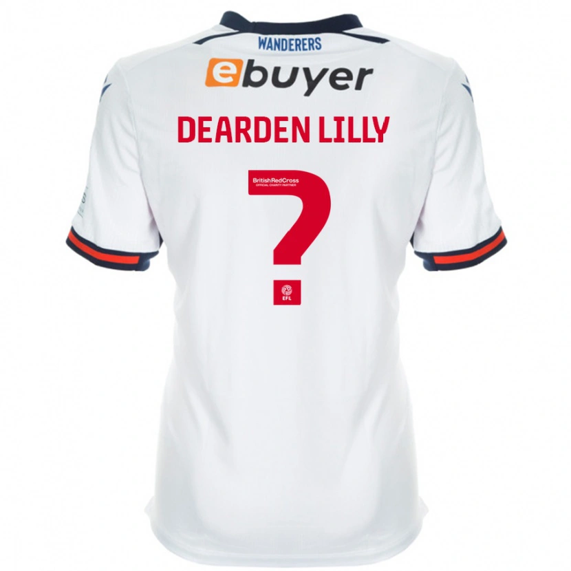 Danxen Kinderen Jessica Dearden-Lilly #0 Wit Thuisshirt Thuistenue 2024/25 T-Shirt