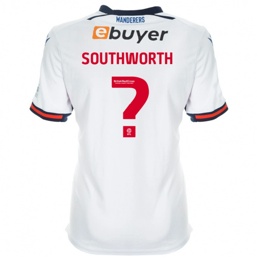 Danxen Kinderen Ellie Southworth #0 Wit Thuisshirt Thuistenue 2024/25 T-Shirt