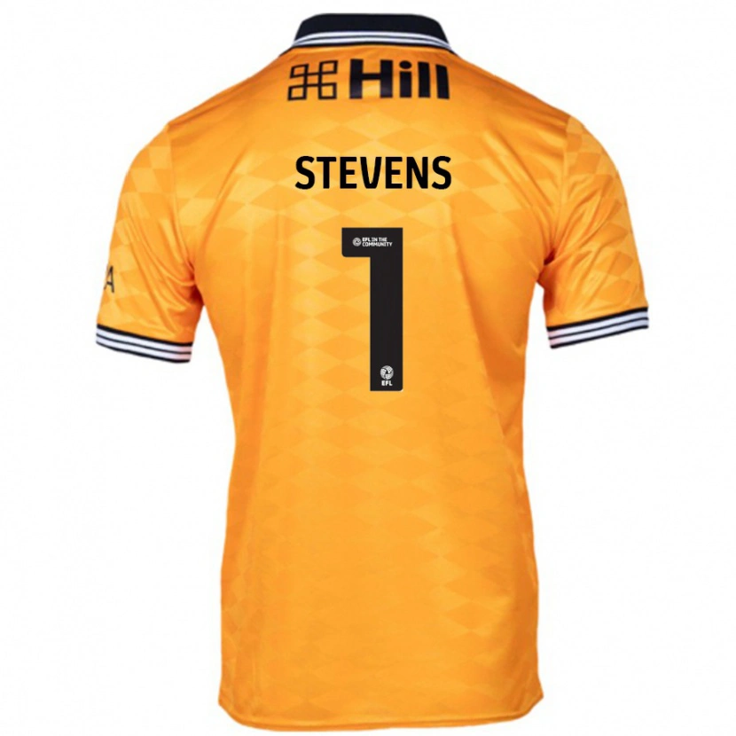Danxen Kinderen Jack Stevens #1 Oranje Thuisshirt Thuistenue 2024/25 T-Shirt