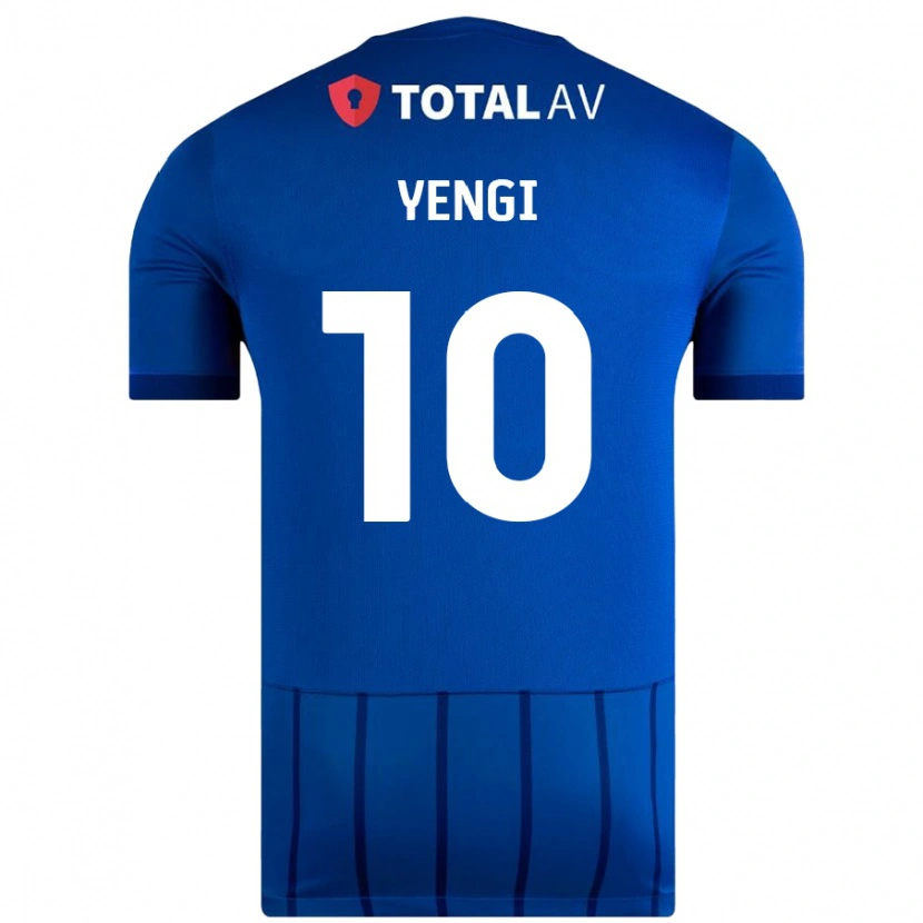 Danxen Kinderen Kusini Yengi #10 Blauw Thuisshirt Thuistenue 2024/25 T-Shirt