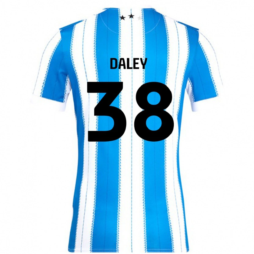 Danxen Kinderen Luke Daley #38 Blauw Wit Thuisshirt Thuistenue 2024/25 T-Shirt