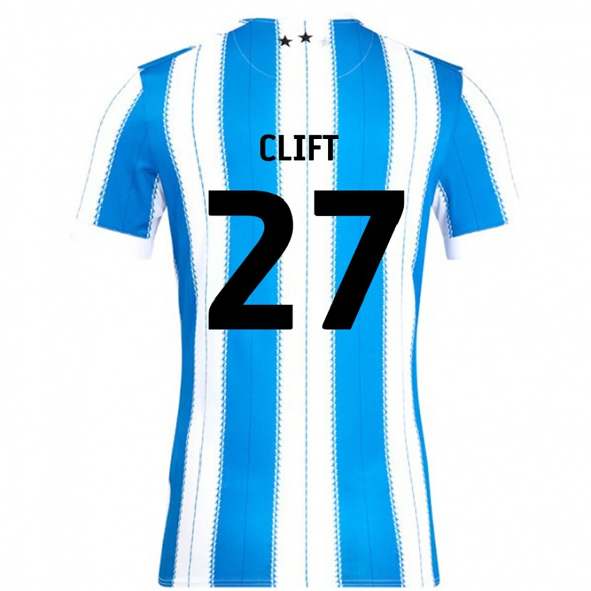 Danxen Kinderen Cassidy Clift #27 Blauw Wit Thuisshirt Thuistenue 2024/25 T-Shirt