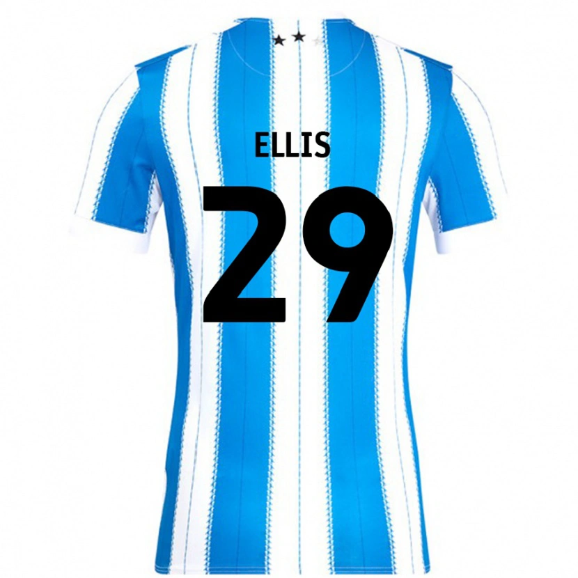 Danxen Kinderen Molly Ellis #29 Blauw Wit Thuisshirt Thuistenue 2024/25 T-Shirt