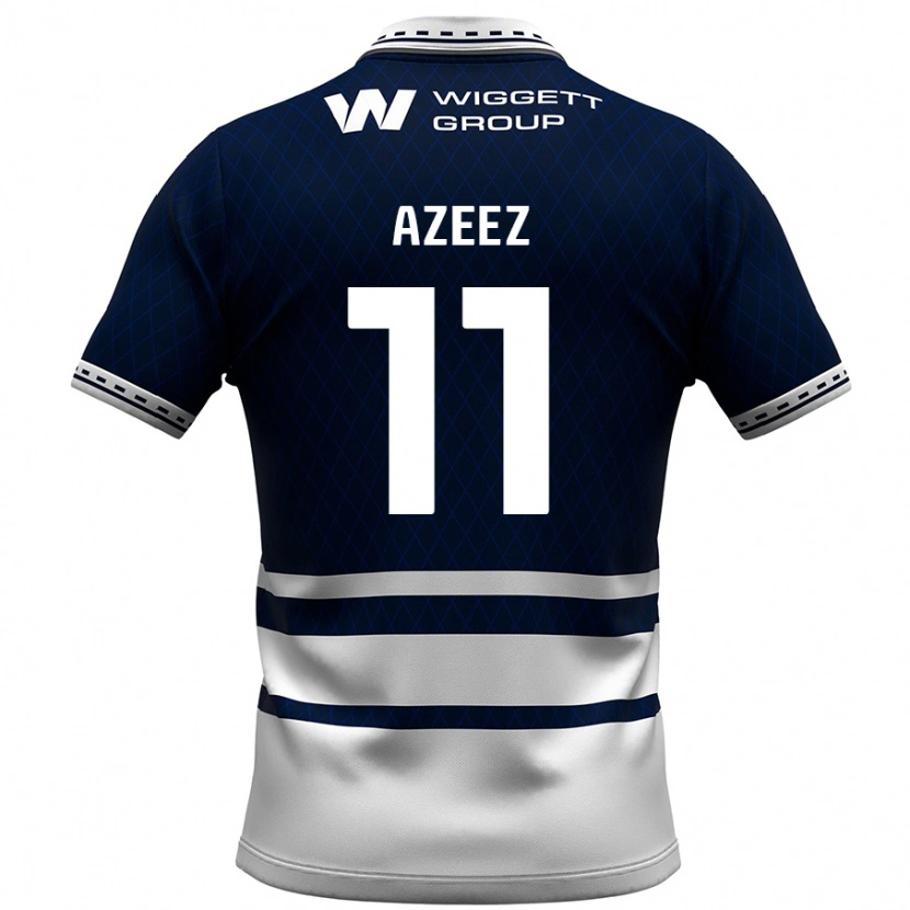 Danxen Kinderen Femi Azeez #11 Marineblauw Wit Thuisshirt Thuistenue 2024/25 T-Shirt