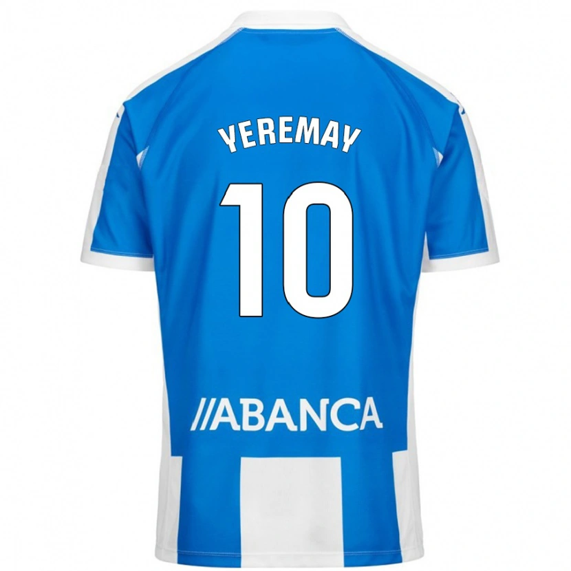 Danxen Kinderen Yeremay Hernández #10 Blauw Wit Thuisshirt Thuistenue 2024/25 T-Shirt