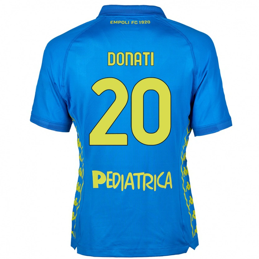 Danxen Kinderen Francesco Donati #20 Blauw Thuisshirt Thuistenue 2024/25 T-Shirt