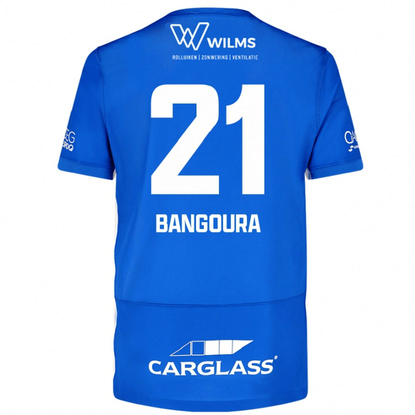 Danxen Kinderen Ibrahima Sory Bangoura #21 Blauw Thuisshirt Thuistenue 2024/25 T-Shirt