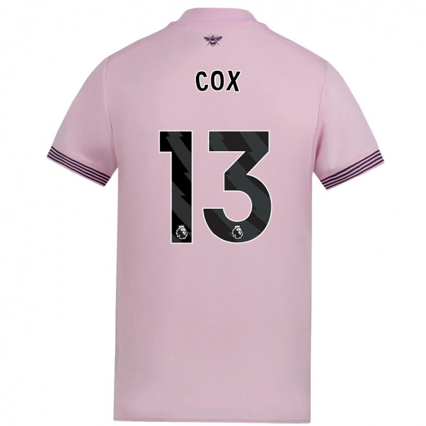 Danxen Kinderen Matthew Cox #13 Roze Uitshirt Uittenue 2024/25 T-Shirt