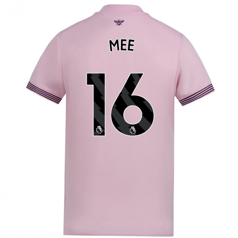 Danxen Kinderen Ben Mee #16 Roze Uitshirt Uittenue 2024/25 T-Shirt