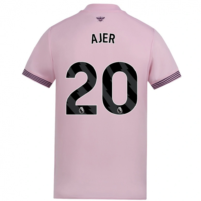 Danxen Kinderen Kristoffer Ajer #20 Roze Uitshirt Uittenue 2024/25 T-Shirt