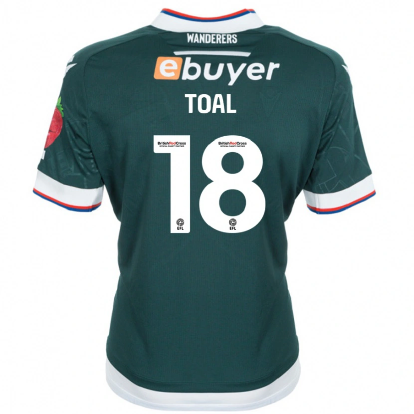 Danxen Kinderen Eoin Toal #18 Donkergroen Uitshirt Uittenue 2024/25 T-Shirt