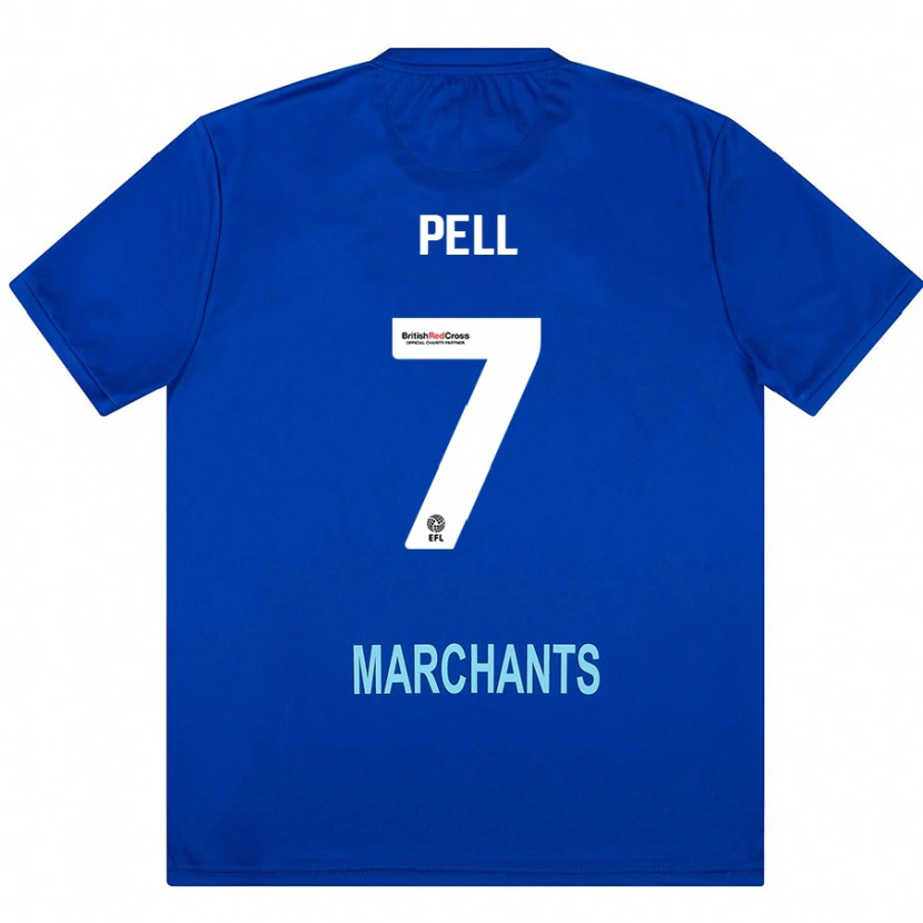 Danxen Kinderen Harry Pell #7 Groen Uitshirt Uittenue 2024/25 T-Shirt