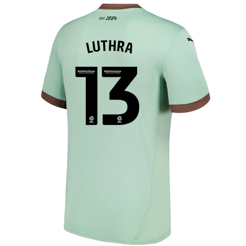 Danxen Kinderen Rohan Luthra #13 Lichtgroen Uitshirt Uittenue 2024/25 T-Shirt