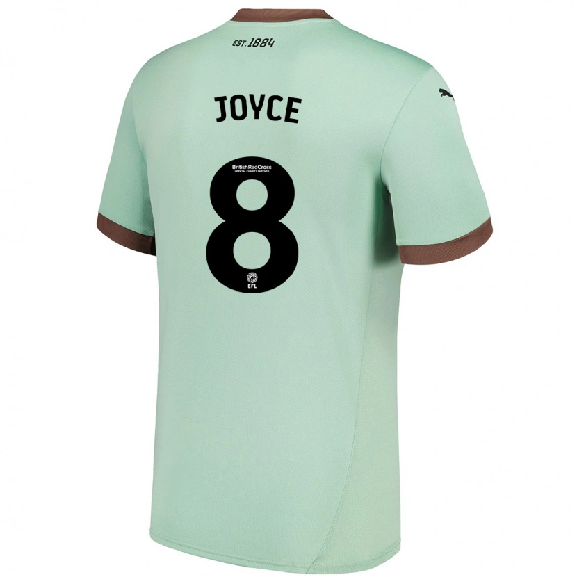 Danxen Kinderen Emily Joyce #8 Lichtgroen Uitshirt Uittenue 2024/25 T-Shirt