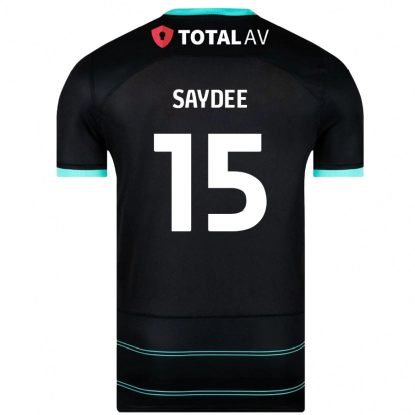 Danxen Kinderen Christian Saydee #15 Zwart Uitshirt Uittenue 2024/25 T-Shirt