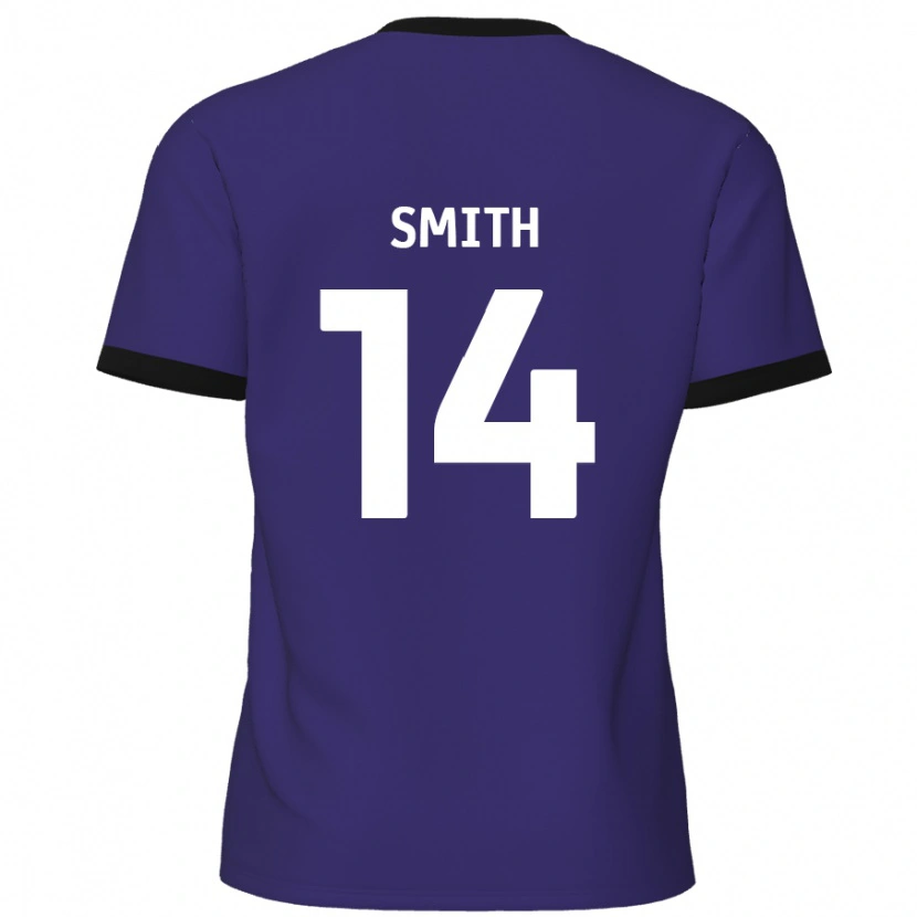 Danxen Kinderen Kane Smith #14 Paars Uitshirt Uittenue 2024/25 T-Shirt