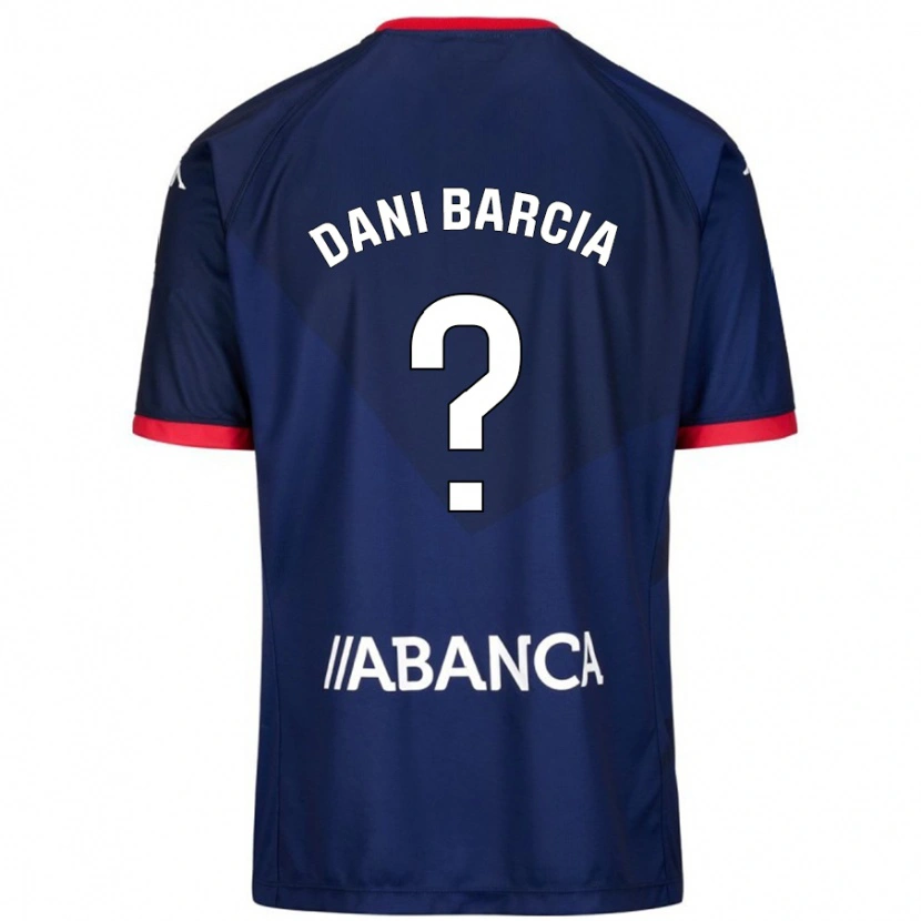 Danxen Kinderen Dani Barcia #5 Marineblauw Uitshirt Uittenue 2024/25 T-Shirt