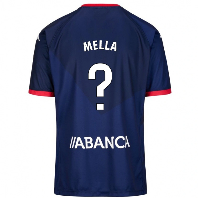 Danxen Kinderen David Mella #17 Marineblauw Uitshirt Uittenue 2024/25 T-Shirt