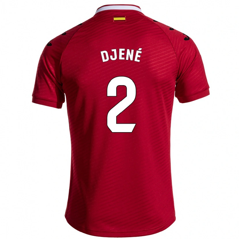 Danxen Kinderen Djené #2 Donkerrood Uitshirt Uittenue 2024/25 T-Shirt