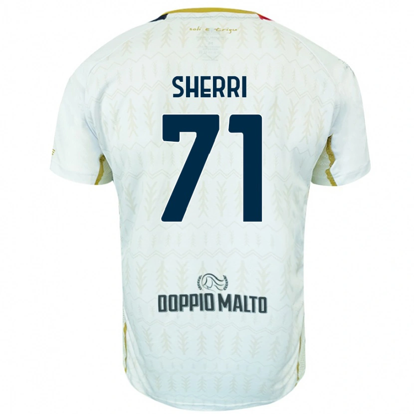 Danxen Kinderen Alen Sherri #71 Wit Uitshirt Uittenue 2024/25 T-Shirt