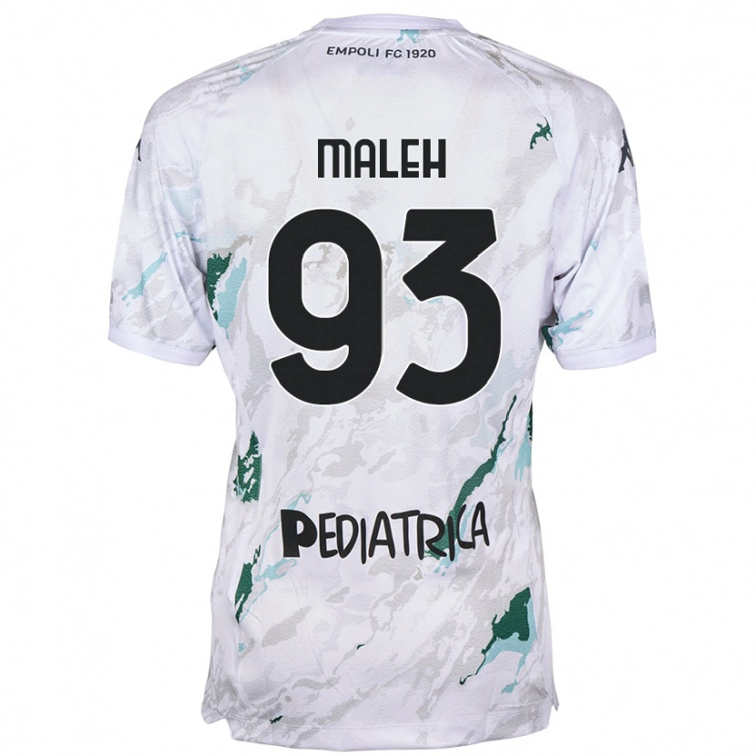 Danxen Kinderen Youssef Maleh #93 Grijs Uitshirt Uittenue 2024/25 T-Shirt