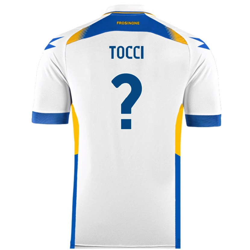 Danxen Kinderen Federico Tocci #0 Wit Uitshirt Uittenue 2024/25 T-Shirt