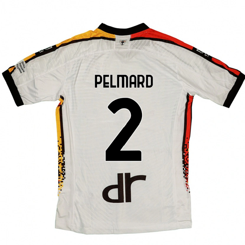 Danxen Kinderen Andy Pelmard #2 Wit Zwart Uitshirt Uittenue 2024/25 T-Shirt