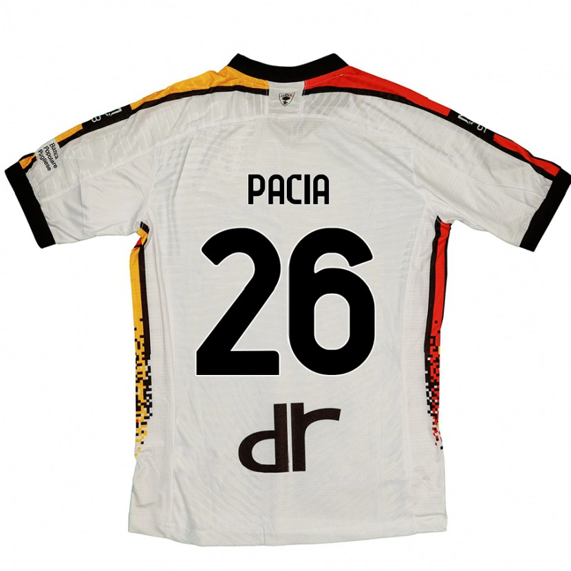 Danxen Kinderen Fabiano Pacia #26 Wit Zwart Uitshirt Uittenue 2024/25 T-Shirt