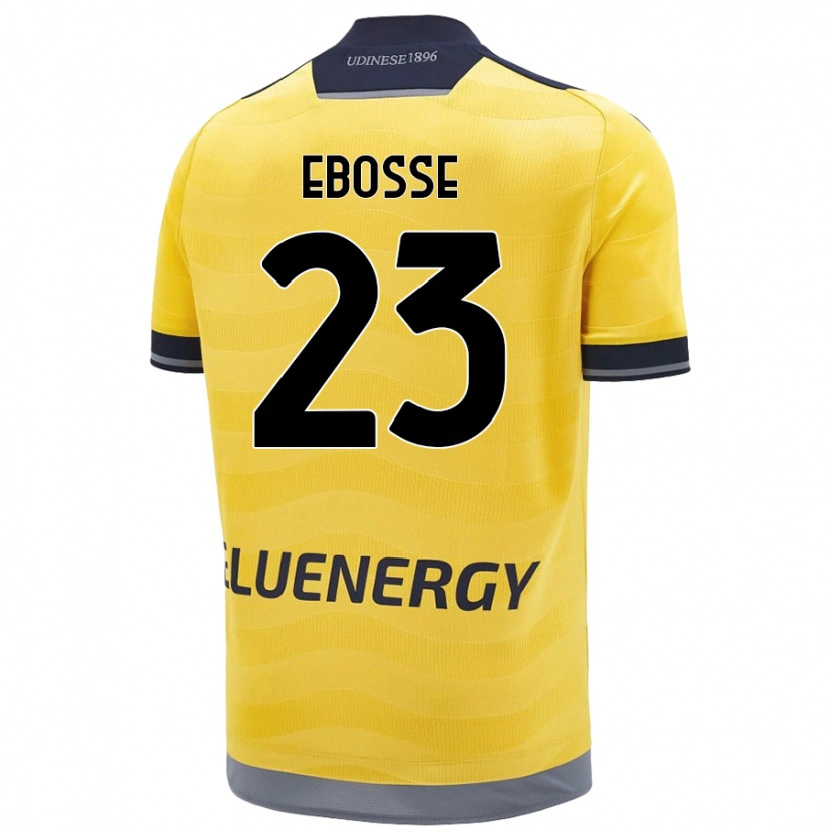 Danxen Kinderen Enzo Ebosse #23 Goud Uitshirt Uittenue 2024/25 T-Shirt