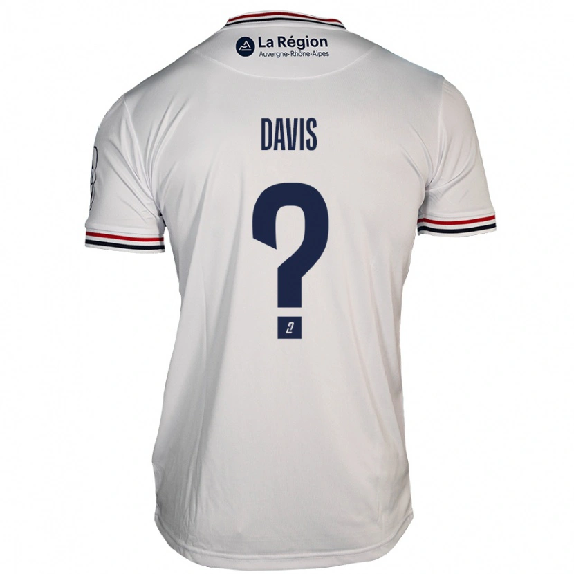 Danxen Kinderen Matthew Davis #0 Wit Uitshirt Uittenue 2024/25 T-Shirt