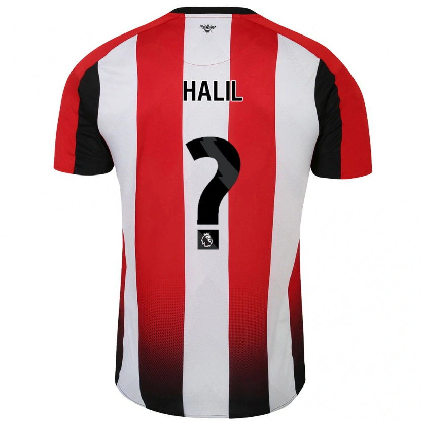 Danxen Heren Kaya Halil #0 Rood Wit Thuisshirt Thuistenue 2024/25 T-Shirt