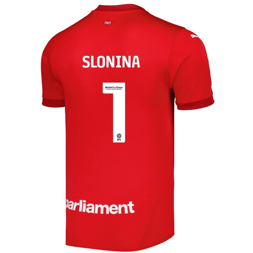 Danxen Heren Gabriel Slonina #1 Rood Thuisshirt Thuistenue 2024/25 T-Shirt