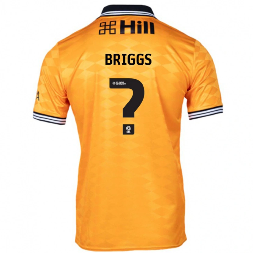 Danxen Heren Jj Briggs #0 Oranje Thuisshirt Thuistenue 2024/25 T-Shirt