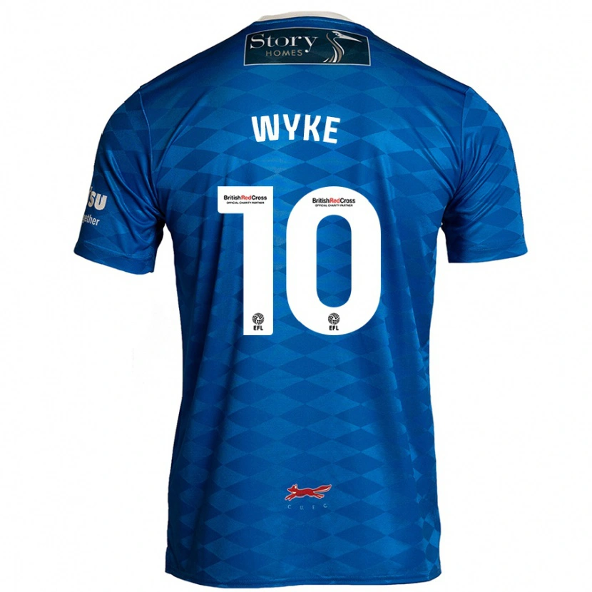 Danxen Heren Charlie Wyke #10 Blauw Thuisshirt Thuistenue 2024/25 T-Shirt