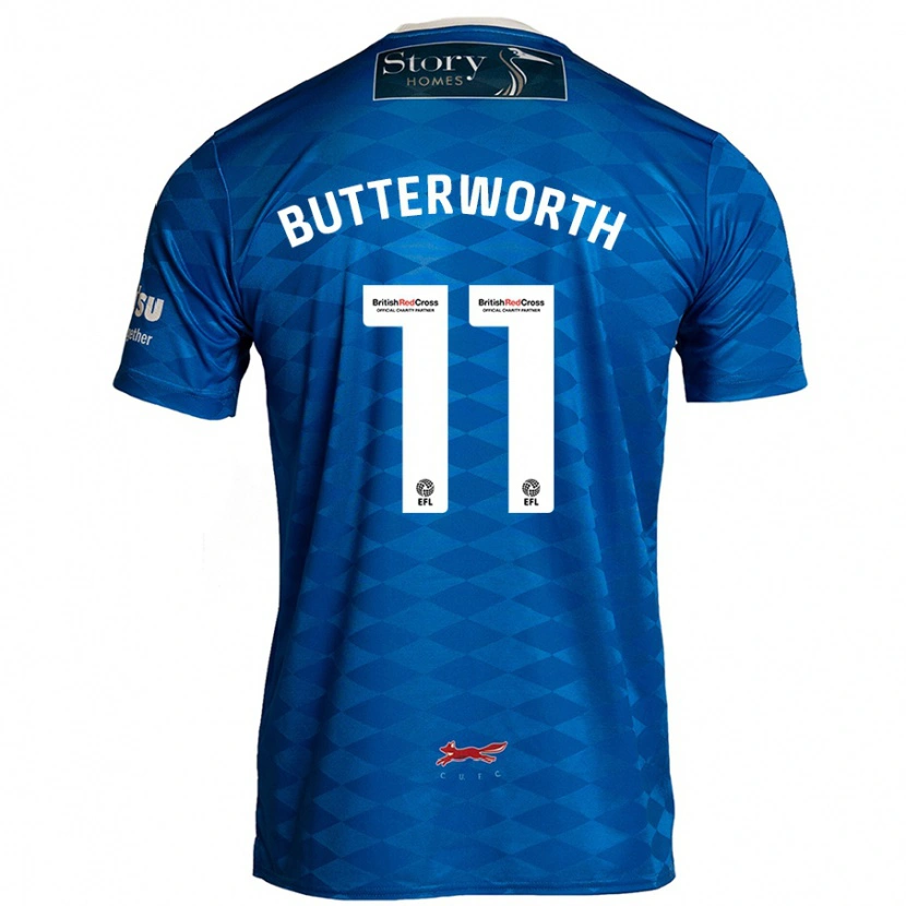 Danxen Heren Daniel Butterworth #11 Blauw Thuisshirt Thuistenue 2024/25 T-Shirt