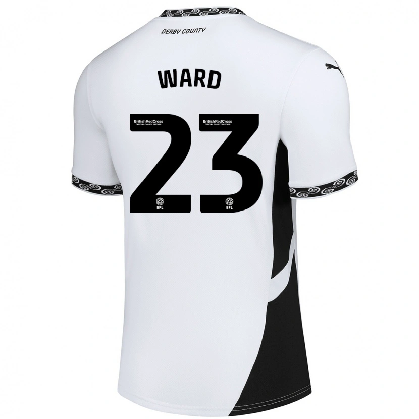 Danxen Heren Joe Ward #23 Wit Zwart Thuisshirt Thuistenue 2024/25 T-Shirt